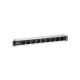 2. Equip 333292 PDU 9-fach Steckdose 1HE Schwarz, Silber