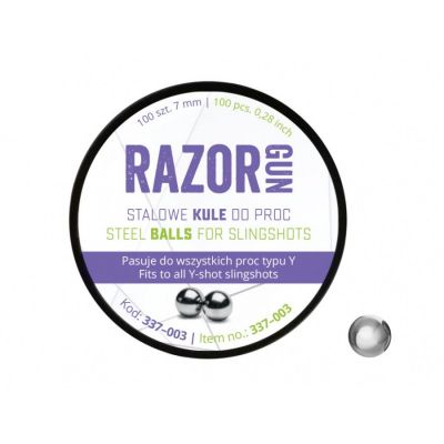 RazorGun 7mm Schleuderkugeln 100 Stück (337-003)