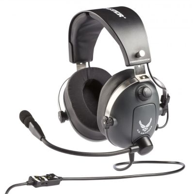 Thrustmaster T.Flight US Air Force Edition Kabelgebundenes Gaming-Headset mit Kopfbügel, Schwarz