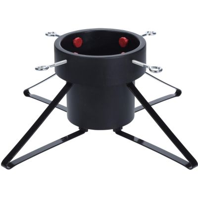 WEIHNACHTSBAUMSTÄNDER AUS METALL, 4 BEINE, SCHWARZ