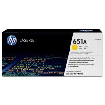 Originale gelbe HP 651A LaserJet-Tonerkartusche