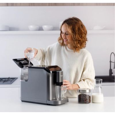 12. Taurus Accento Latte Espressomaschine; 20 bar weißer Kaffee