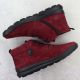 14. Damen-Ankle-Boots aus Wildleder in Burgunderrot, Modell Rieker Z0022-35