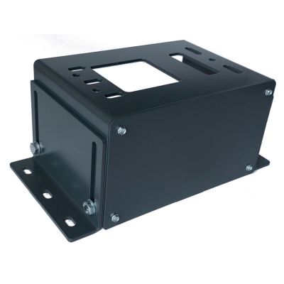 Montageplatte 15,5–24 cm, verzinkt, RAL 7016, für DEA LIVI, SOMFY ELIXO, BFT DEIMOS, GISE G1000H Antriebe
