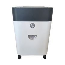 HP ONESHRED Auto 100CC Papiervernichter, Weiß und Grau