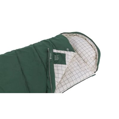2. Outwell Camper Prime Synthetik-Schlafsack 200cm Grün (Reißverschluss: Links)