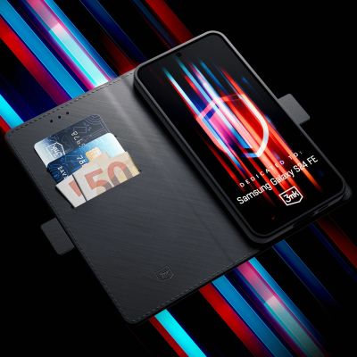 7. 3mk Wallet Case für Samsung Galaxy S24 FE – Schwarz