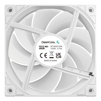 6. Deepcool R-FD12-BKAPN3-G ARGB-3-in-1-Hochleistungslüfter, 120 mm, Weiß, 3er-Pack