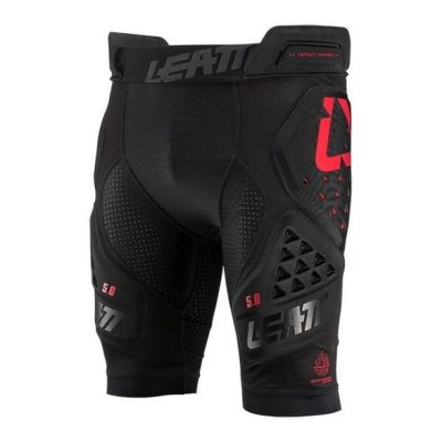 LEATT Impact Shorts 3DF 5.0 Schutzshorts, Größe L, Schwarz