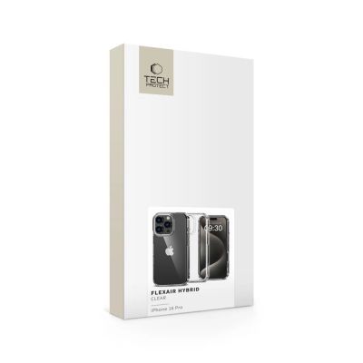 4. Tech-Protect FlexAir Hybrid-Hülle für iPhone 16 Pro – transparent