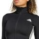 11. adidas Workout Essentials 3-Streifen-Sweatshirt mit durchgehendem Reißverschluss KB7843
