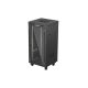 27. LANBERG Standschrank 19" 24U 600x600 Schwarze Glastür LCD (Flatpack) V2