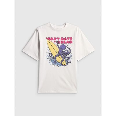 5. Baumwoll-T-Shirt für Jungen 4F 4FJRSS26TTSHM3904-10S