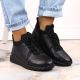 7. Rieker W RKR611B Lederschuhe schwarz