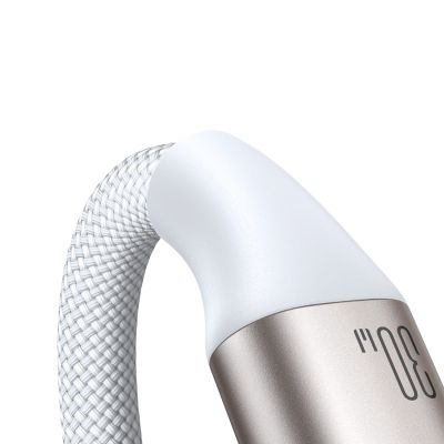 4. Joyroom 2-in-1- Lightning -Kabel und induktives Ladegerät für Apple Watch 1,5 m weiß (S-IW012)