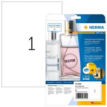 HERMA 8020 Bedruckbare Etiketten Transparente Selbstklebende Bedruckbare Etiketten
