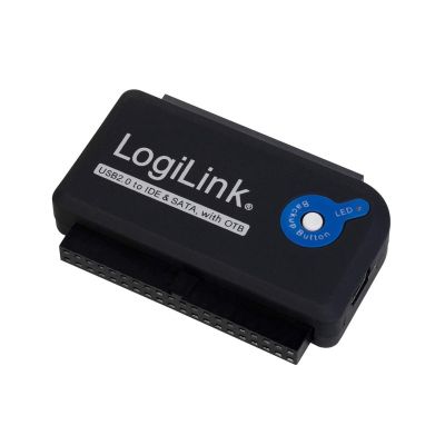 11. Logilink USB 2.0 zu IDE und SATA 2,5" / 3,5" Adapter Schwarz (AU0006C)