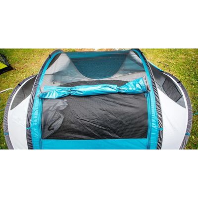 7. Coleman Galiano 4 FastPitch Pop-Up-Zelt für 4 Personen, Grün/Grau