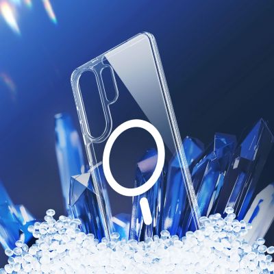 9. Dux Ducis Clin Mag Case kompatibel mit MagSafe für Samsung S26 Ultra – Transparent
