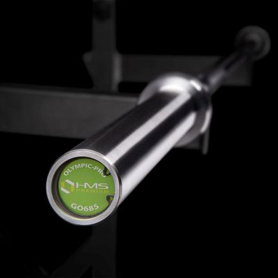 6. Olympiastange 20 kg / 2200 mm mit Klemmbacken HMS GO685