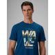 4. Herren-T-Shirt mit Aufdruck, regulär, Größe 4F 4FRSS26TTSHM4306-46S