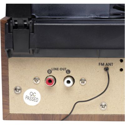 6. Denver VPR-190MK2 Retro-Plattenspieler mit Radio und eingebauten Lautsprechern