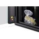 5. DYNAmic 19" 16U Wand-Netzwerkschrank 600x600 mm, Glastür, schwarz, ungeteilt, montiert, 60 kg