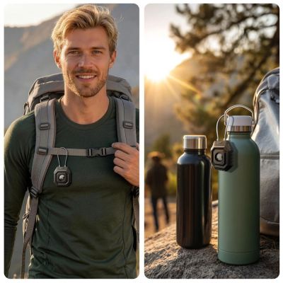 7. Tech-Protect Kevlar-Schutzhülle für Apple AirTag 1/2 – Schwarz