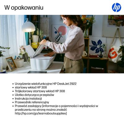 204. HP DeskJet 2922 All-in-One Drucker (A24HVB)