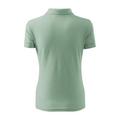 4. Damen-Piqué-Poloshirt (Salbei)