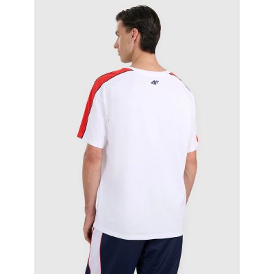 2. Oversize-T-Shirt für Herren mit Aufdruck 4F 4FRAW25TTSHM3227-10S