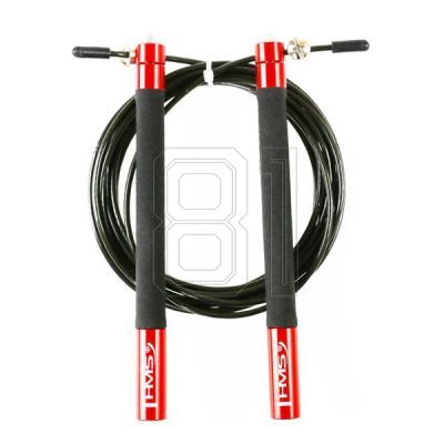 9. HMS SK54 Speed Rope schwarz/rot
