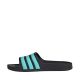 5. Adidas Adilette Aqua Slides Kinder-Flip-Flops schwarz und blau JS2497