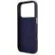 7. Guess FW Resin Logo Hülle für iPhone 17 Pro - Blau