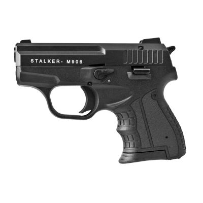 8. STALKER M906 BAS Alarm- und Signalpistole, Kal. .22 Long Platzpatrone (6 mm), Schwarz