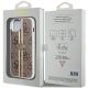 8. Guess IML 4G Gold Stripe Hülle für iPhone 15 Plus / 14 Plus – braun