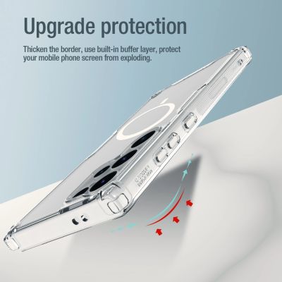 13. Nillkin Nature Pro Panzerhülle mit Magnetring für Samsung Galaxy S24 Ultra – weiß