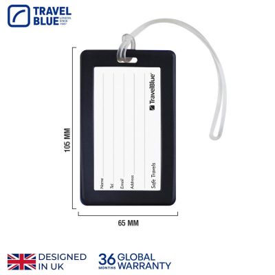 3. TRAVEL BLUE Gepäckanhänger KARTE
