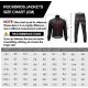 3. Rockbros Winter-Radjacke Schwarz 2XL