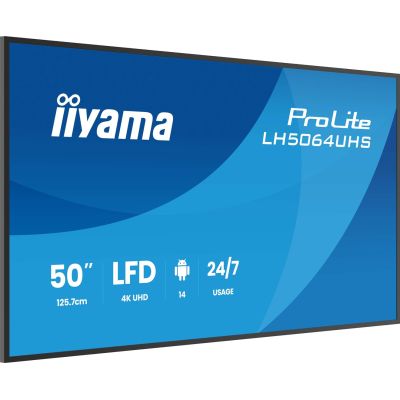 4. Monitor iiyama LH5064UHS-B1AG 50 Zoll LCD UHD - Flachbildschirm - 127 cm