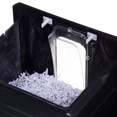 10. Activejet ASH-2502C Aktenvernichter, P-4, 28 l, 4 x 40 mm Schnipsel, 25 Blatt, schwarz