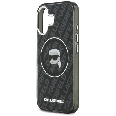 6. Karl Lagerfeld IML Karl Head Logo MagSafe Hülle für iPhone 17 - Schwarz