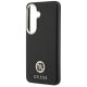 6. Guess Strass-Logo-Hülle mit rundem Design für Samsung Galaxy S26 – Schwarz