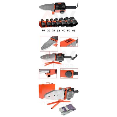 MAR-POL Große PVC-Rohrschweißmaschine / 1500 W