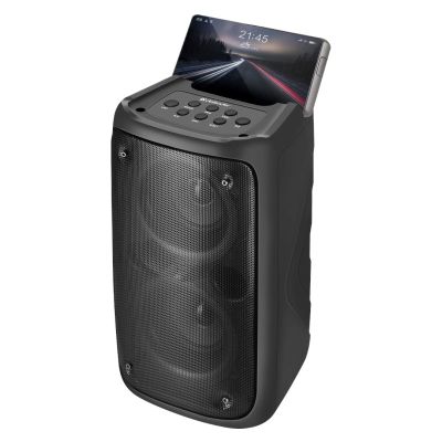3. Defender Boomer 20 Bluetooth-Lautsprecher 20W Licht/BT/FM/USB/AUX/Mikrofon