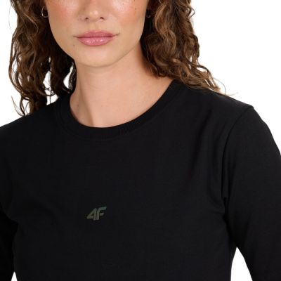 4. Damen T-Shirt 4F F2971 tiefschwarz 4FWAW25TTSHF2971 20S