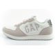2. Gap Damen-Sportschuhe Nashville Arch Logo Sneaker, modisch und bequem, weiß-beige