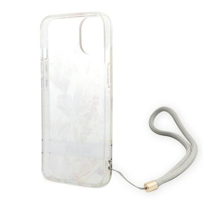 6. Guess GUOHCP14MHFLSU iPhone 14 Plus 6,7 "lila / lila Hardcase Flower Strap