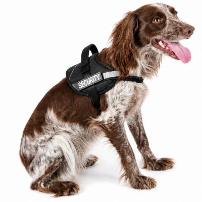 11. Hundegeschirr mit reflektierendem Band, Größe 44-57 cm, mittel