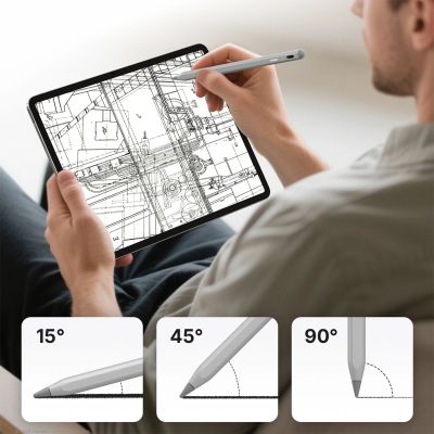 5. Metapen A8 Aktiver Stift für iPad USB-C – Grau